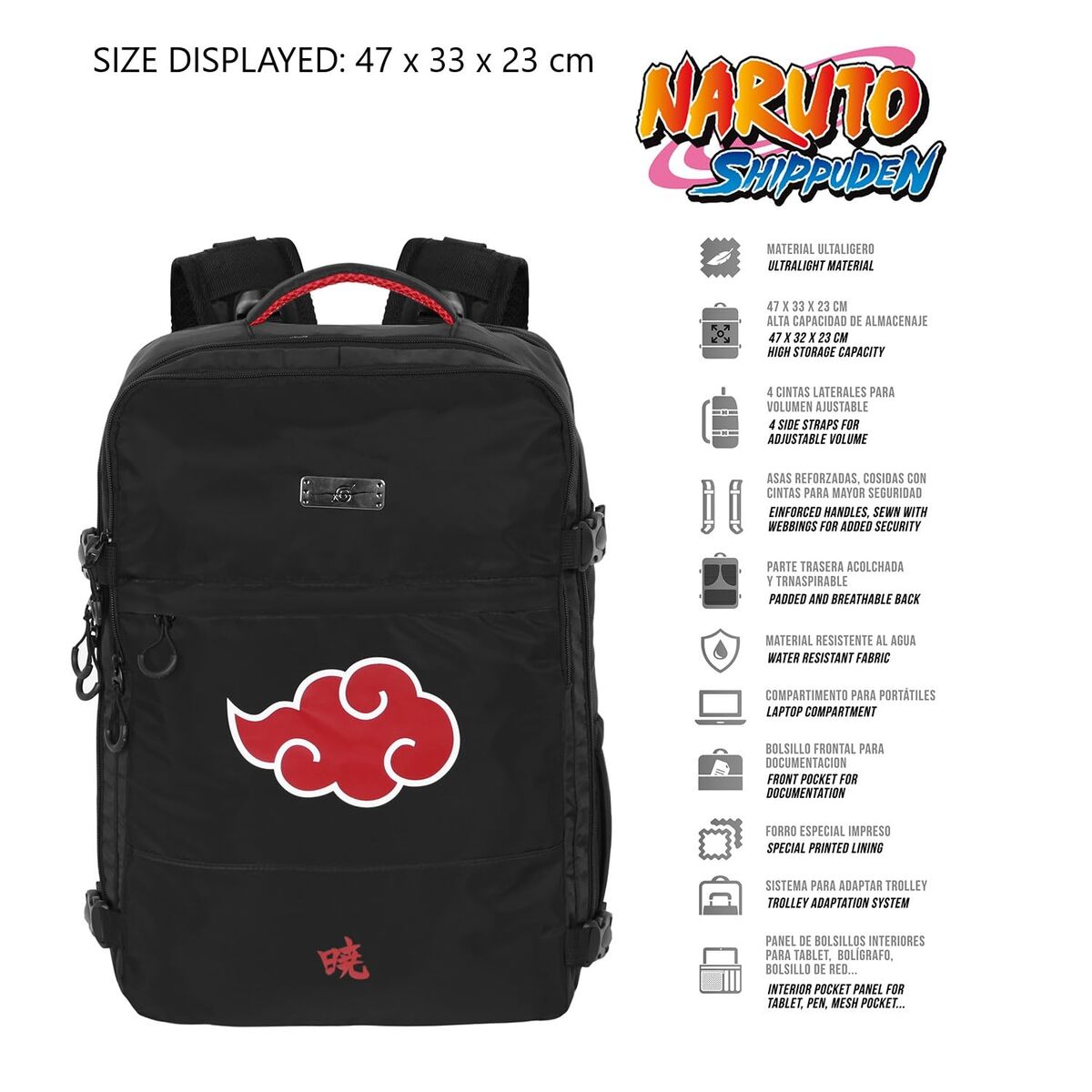 Multipurpose Backpack Naruto Cabin-6