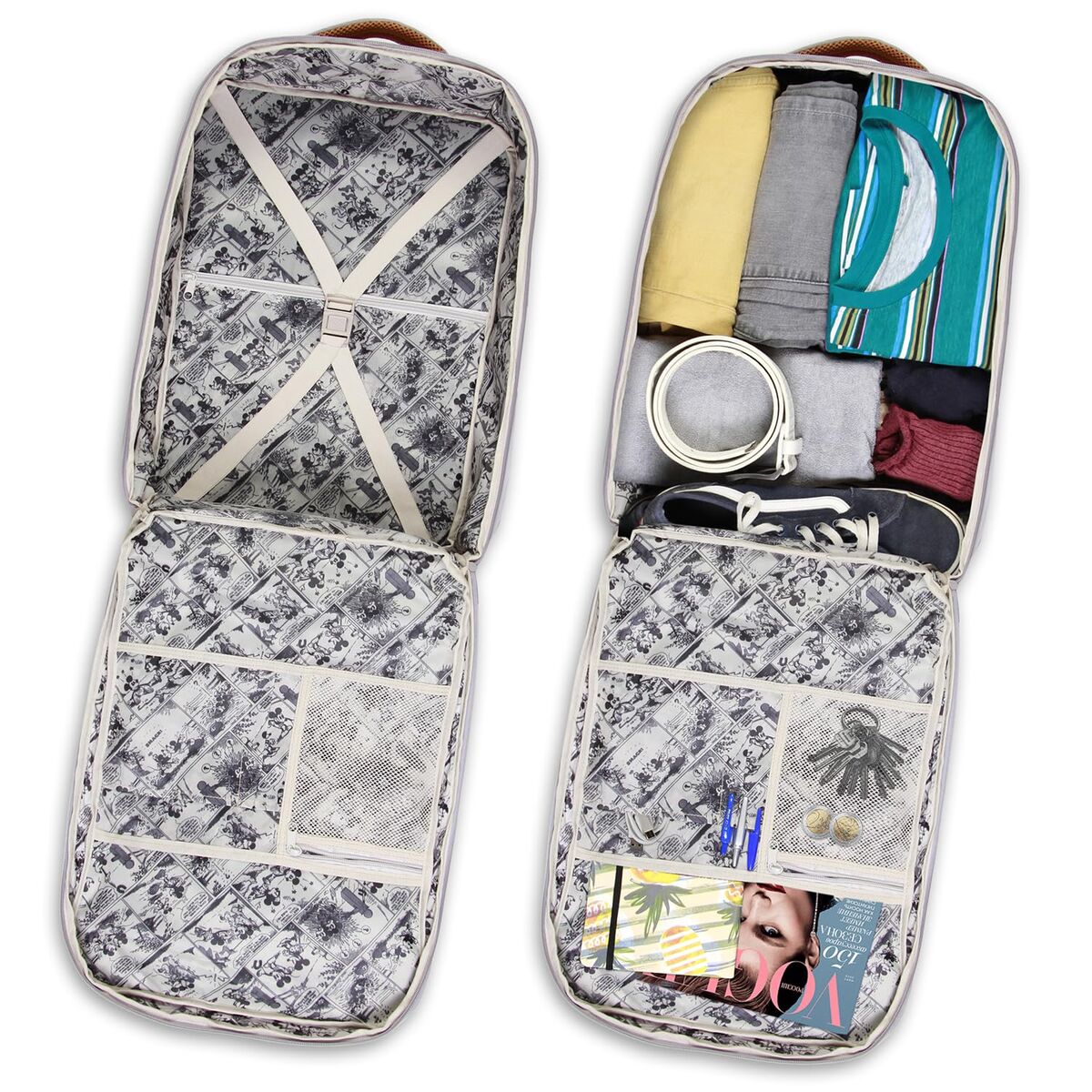 Multipurpose Backpack Mickey Mouse Khaki Cabin-2