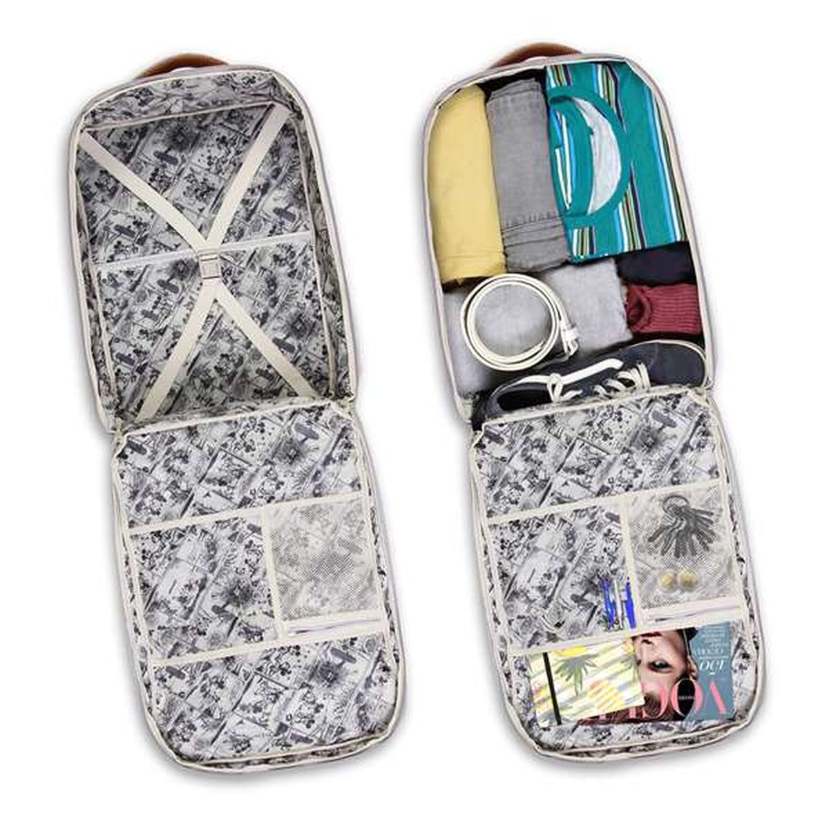 Multipurpose Backpack Mickey Mouse Khaki Cabin-12