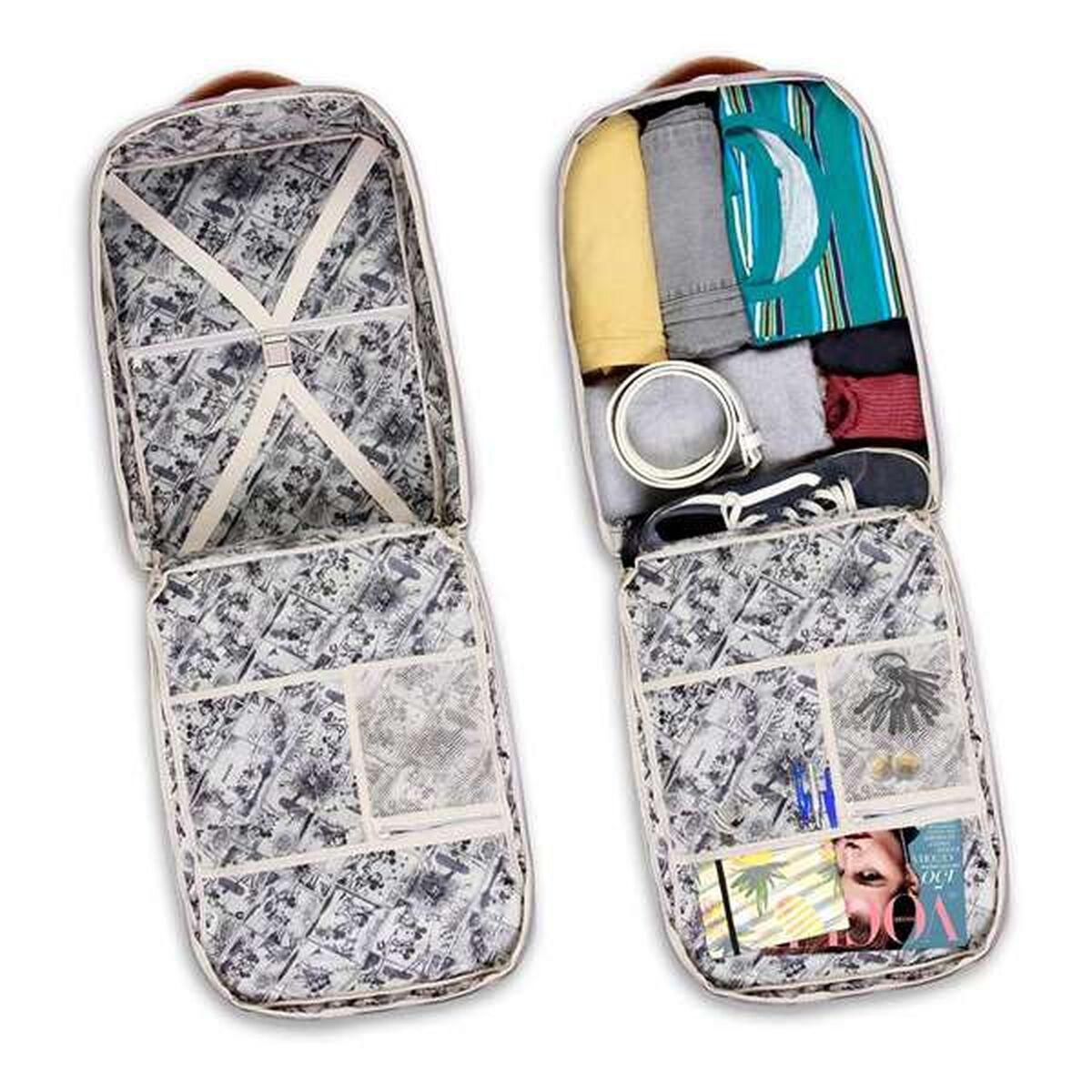 Multipurpose Backpack Mickey Mouse Khaki Cabin-7