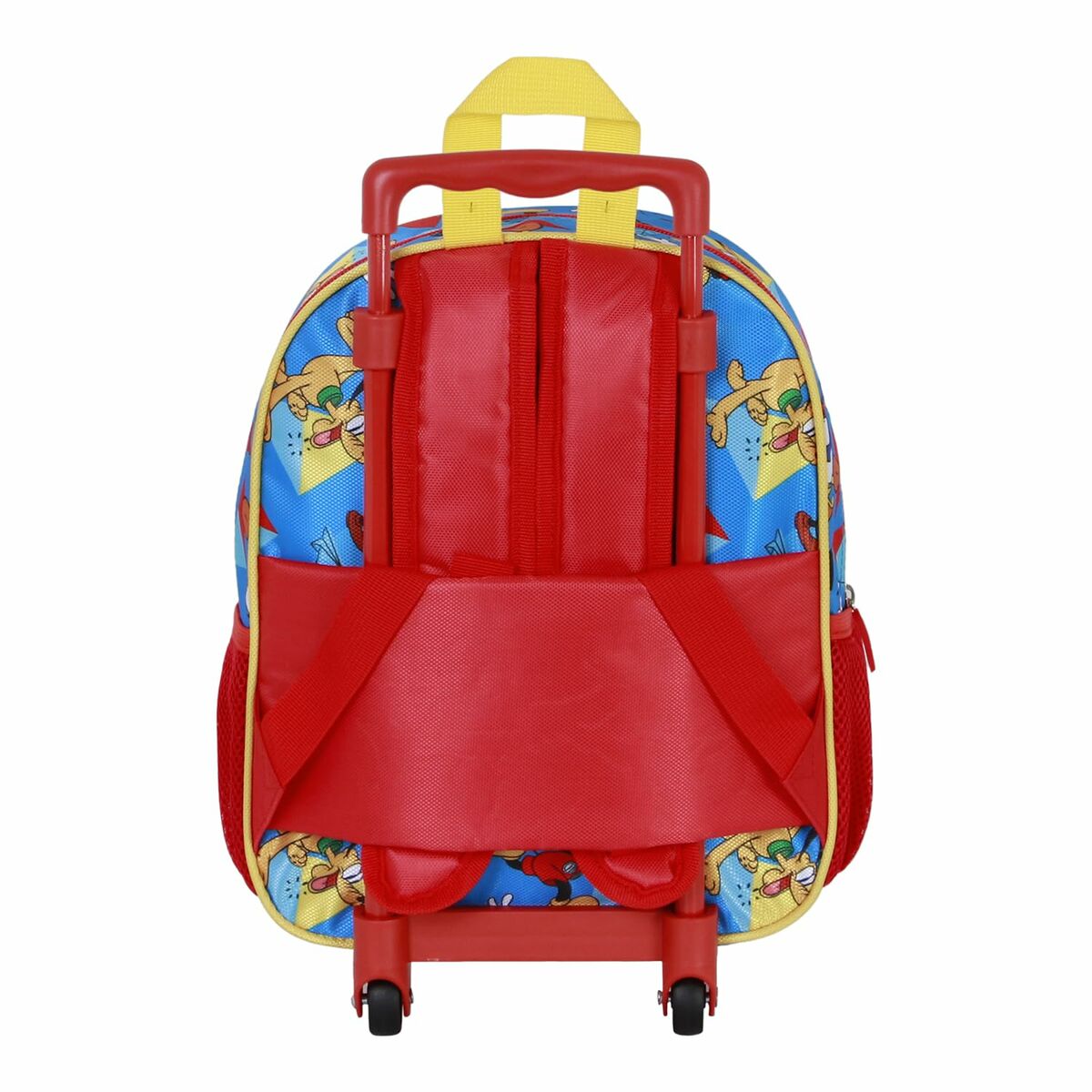 3D School Bag with Wheels Mickey Mouse Scooter Blue Red 26 x 13 x 34 cm-2