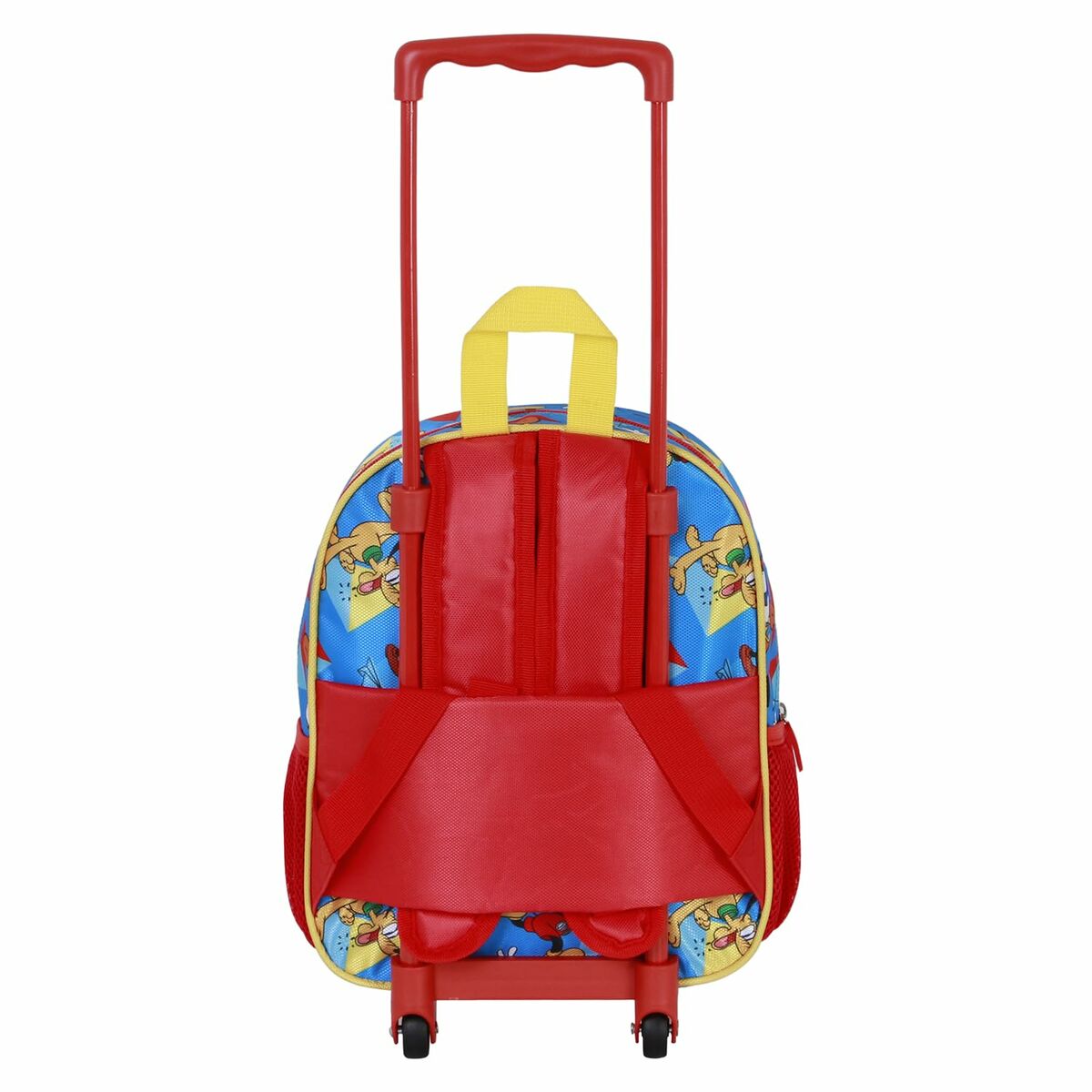 3D School Bag with Wheels Mickey Mouse Scooter Blue Red 26 x 13 x 34 cm-1