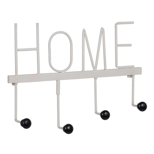 Wall mounted coat hanger Home Iron 40 x 7 x 30 cm-0
