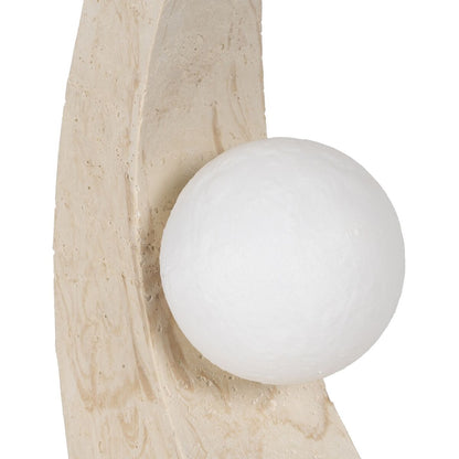 Desk lamp Cream Polyresin 220-240 V 16,5 x 11,5 x 30 cm-4