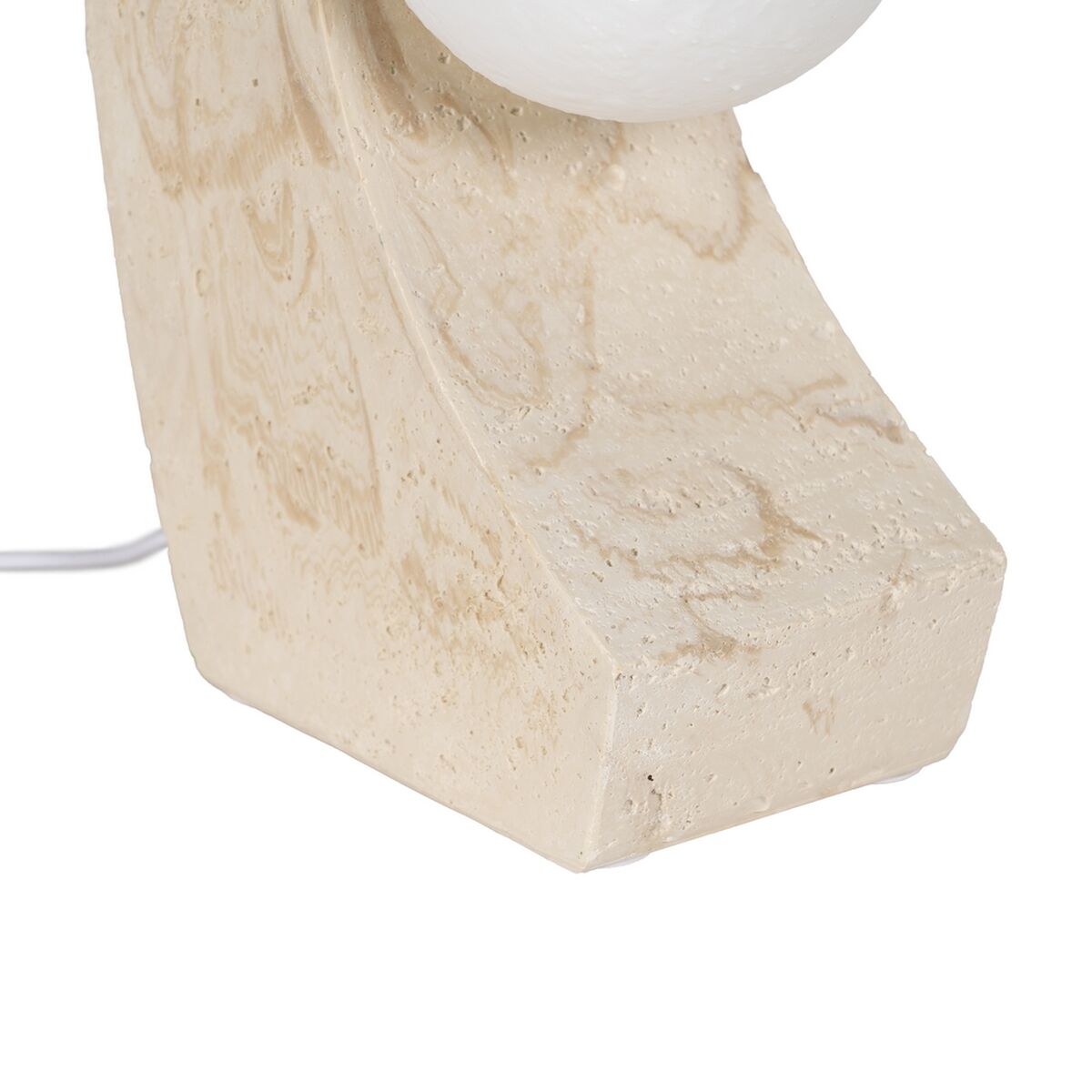 Desk lamp Cream Polyresin 220-240 V 16,5 x 11,5 x 30 cm-2