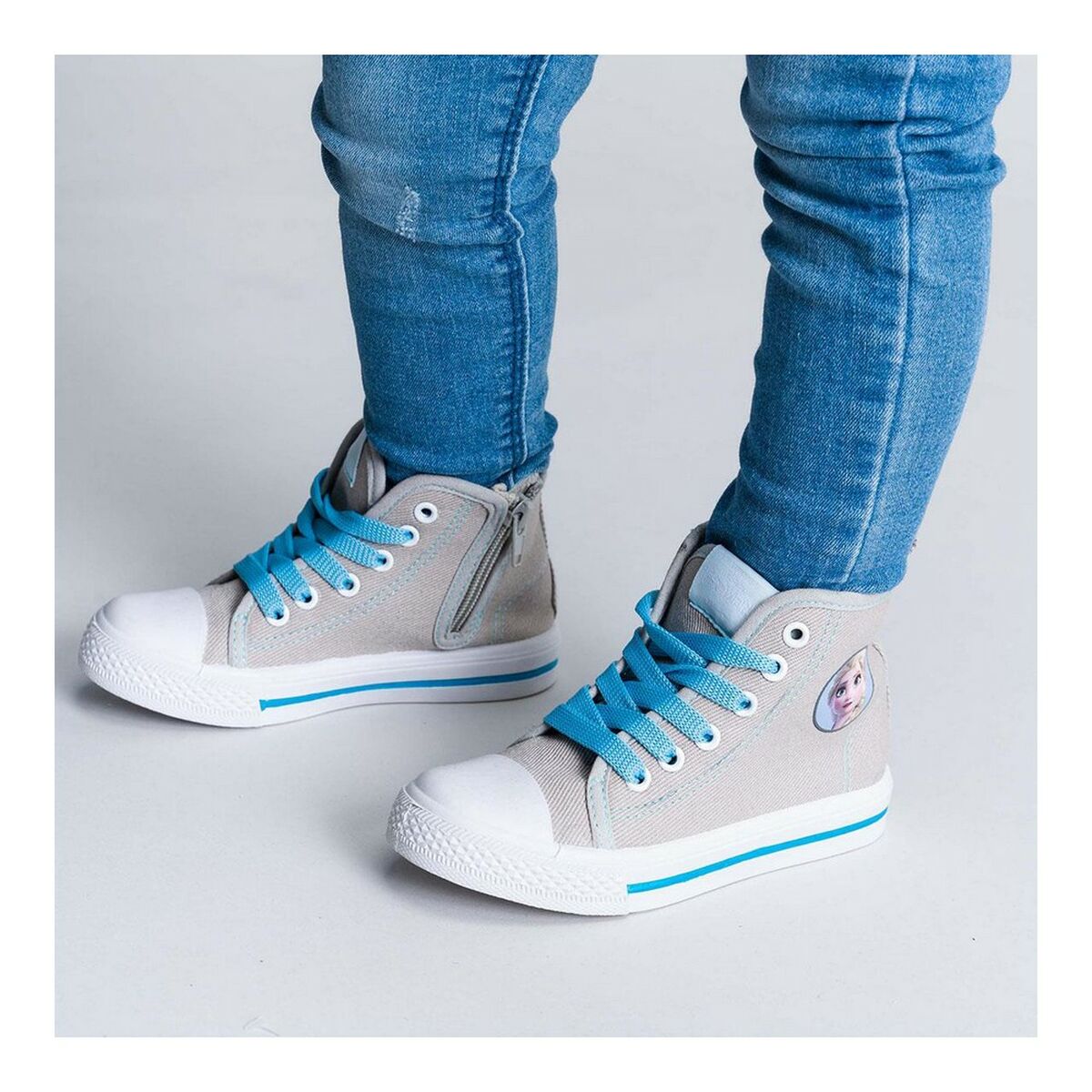 Kids Casual Boots Frozen Grey-5