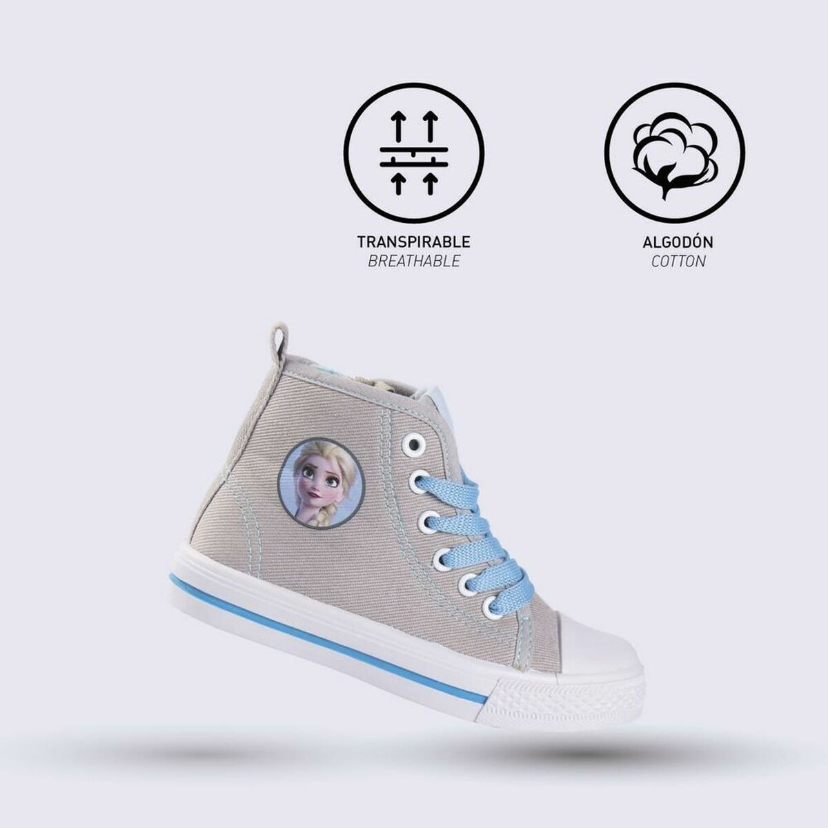 Kids Casual Boots Frozen Grey-3