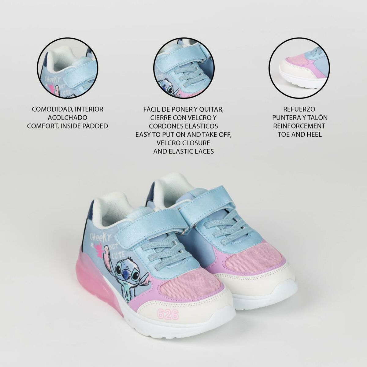 Sports Shoes for Kids Stitch-4