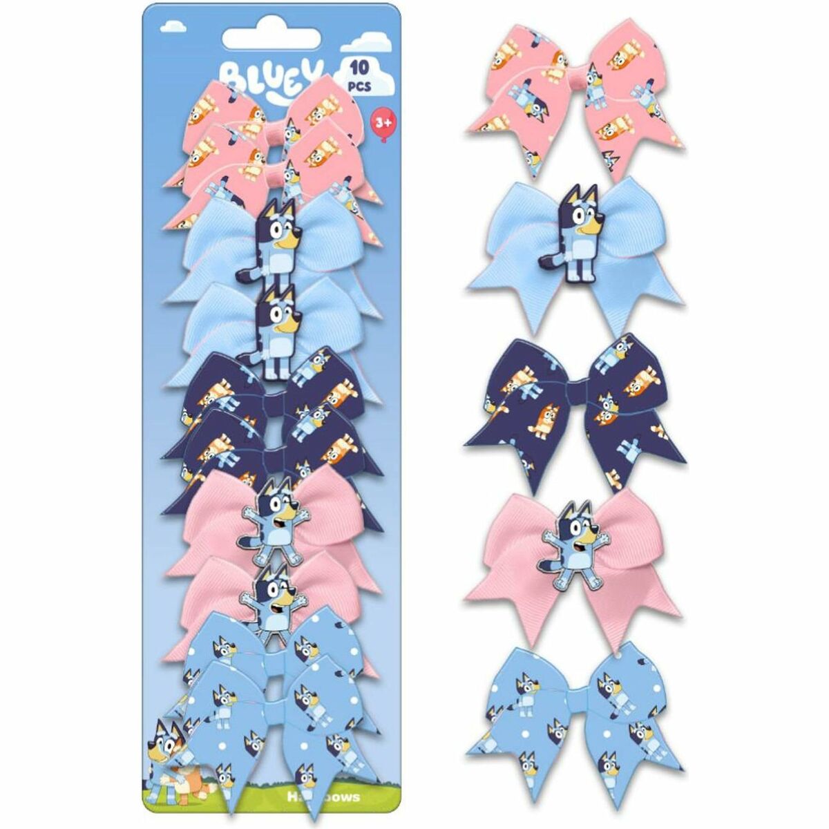 Hair accessories Bluey Multicolour 10 Pieces-2