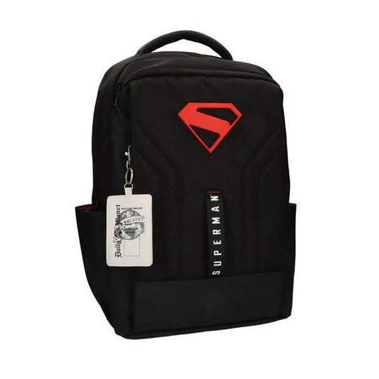 Casual Backpack Superman Black-0