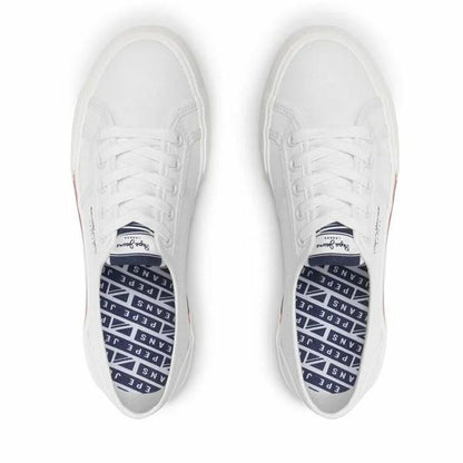 Sports Trainers for Women Pepe Jeans Brady Basic White-4