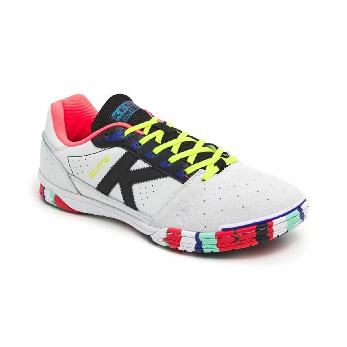 Adult's Indoor Football Shoes Kelme Elite White Black-4