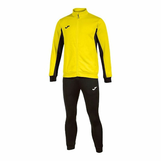 Children’s Tracksuit Joma Sport Derby Yellow Black 2 Pieces-0