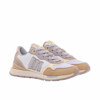 Casual Trainers Mustang Compact White Light brown-4
