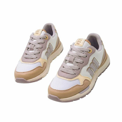 Casual Trainers Mustang Compact White Light brown-3