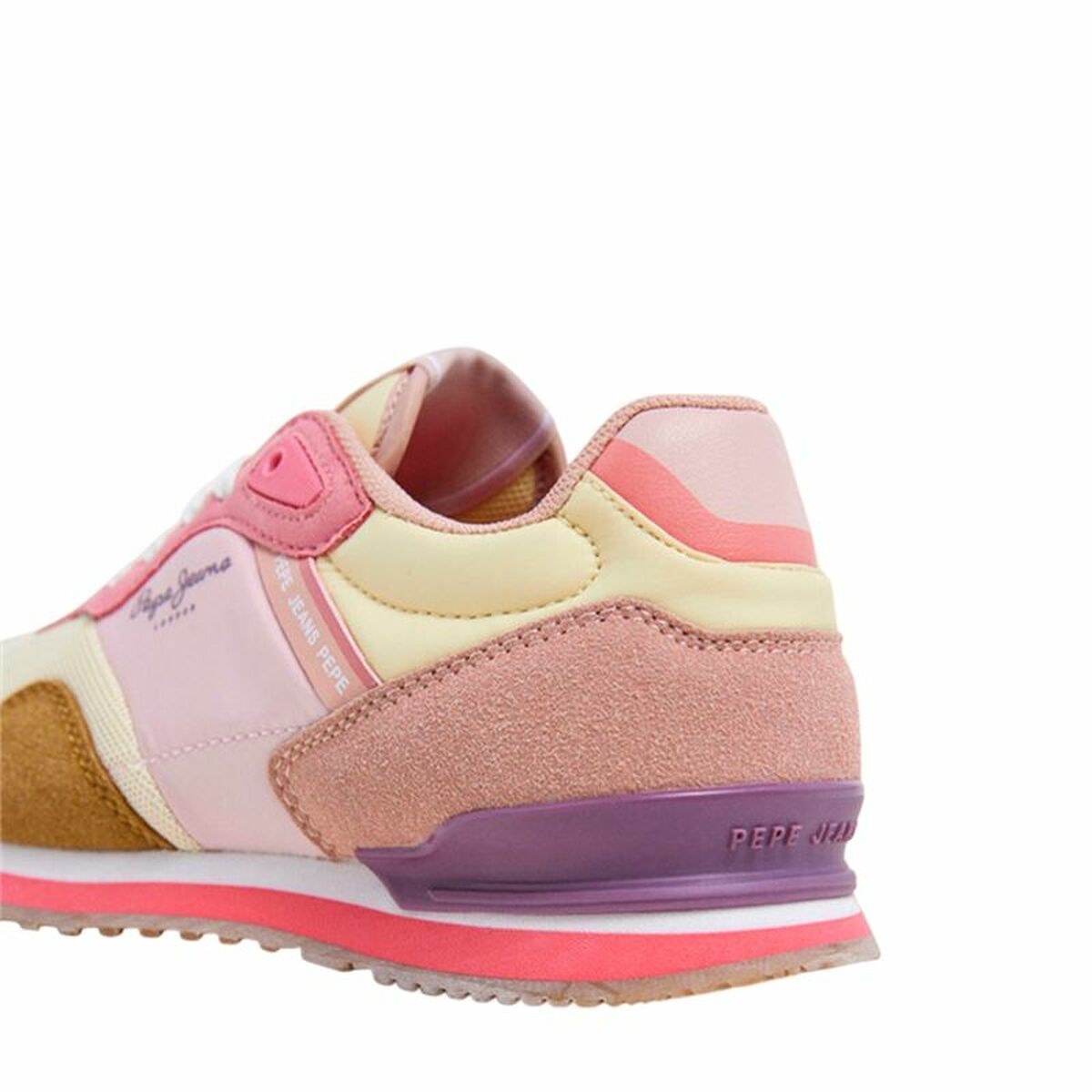 Sports Trainers for Women Pepe Jeans London Band G Light brown-3