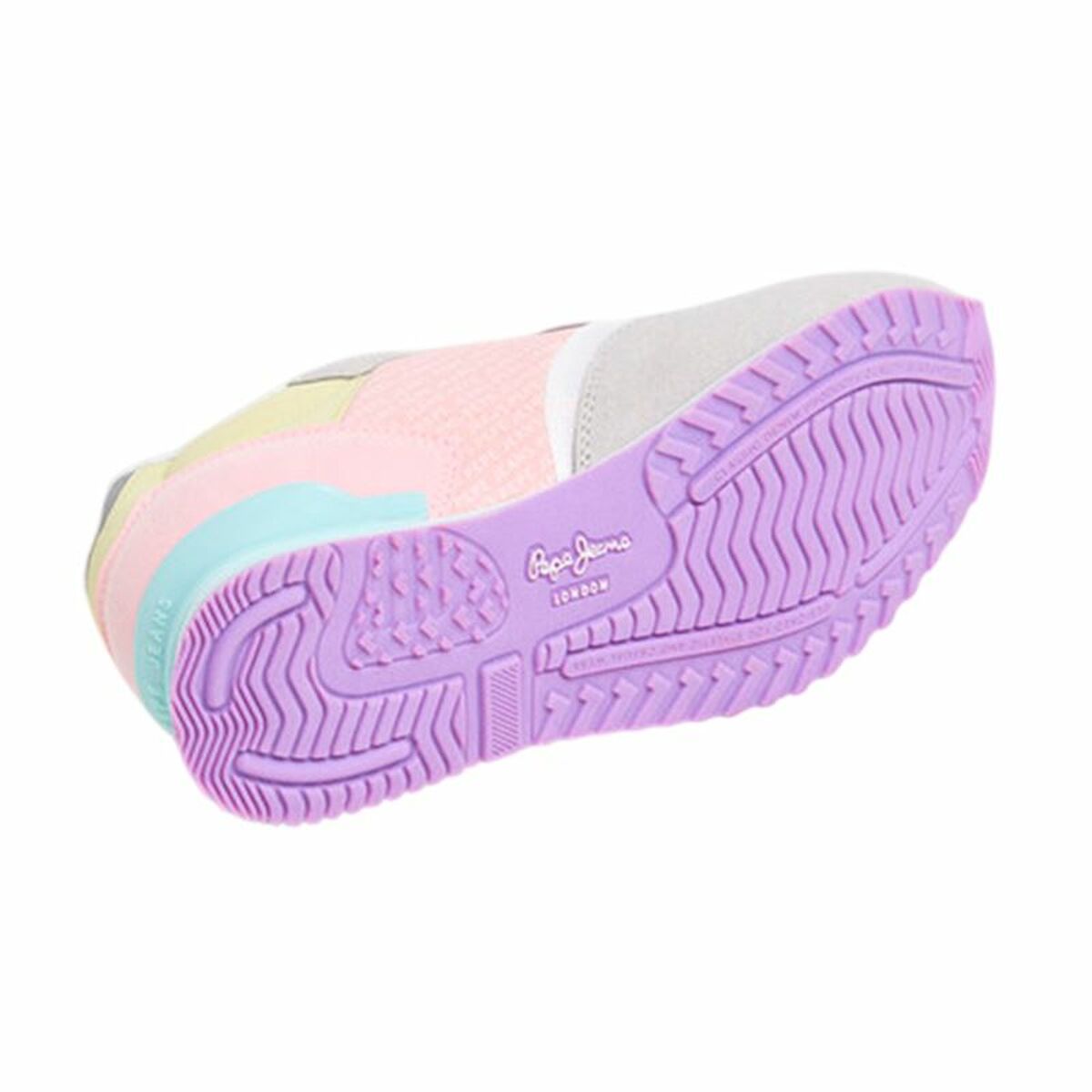 Sports Trainers for Women Pepe Jeans Pepe Jeans London Print G Light grey-5
