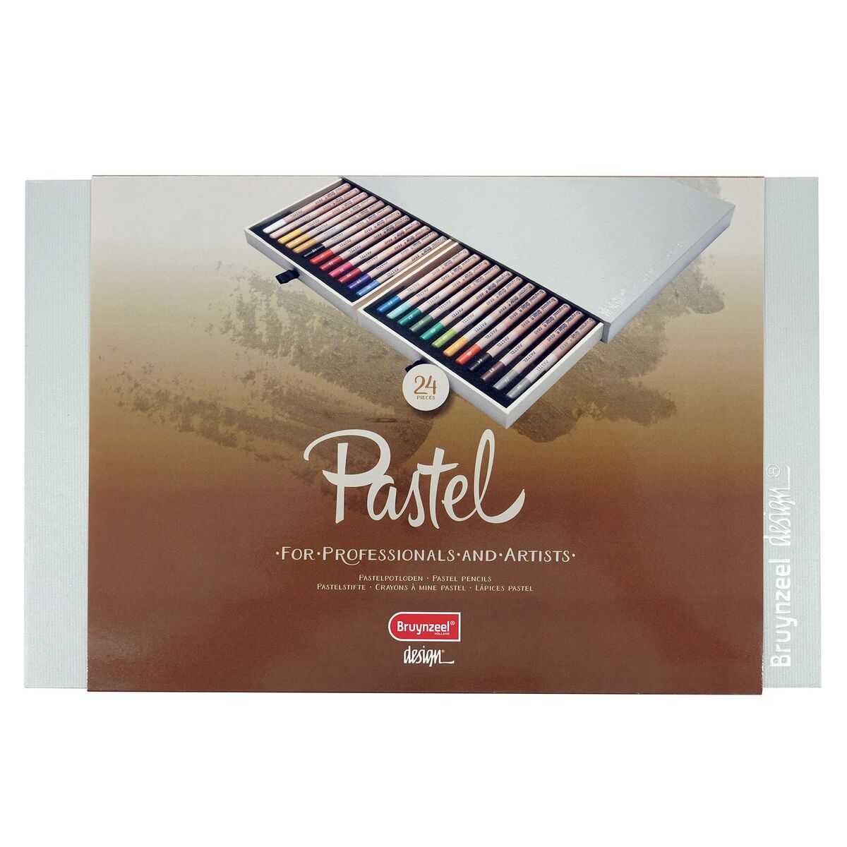 Pastel pencil Bruynzeel Design 24 Pieces Case Multicolour-3