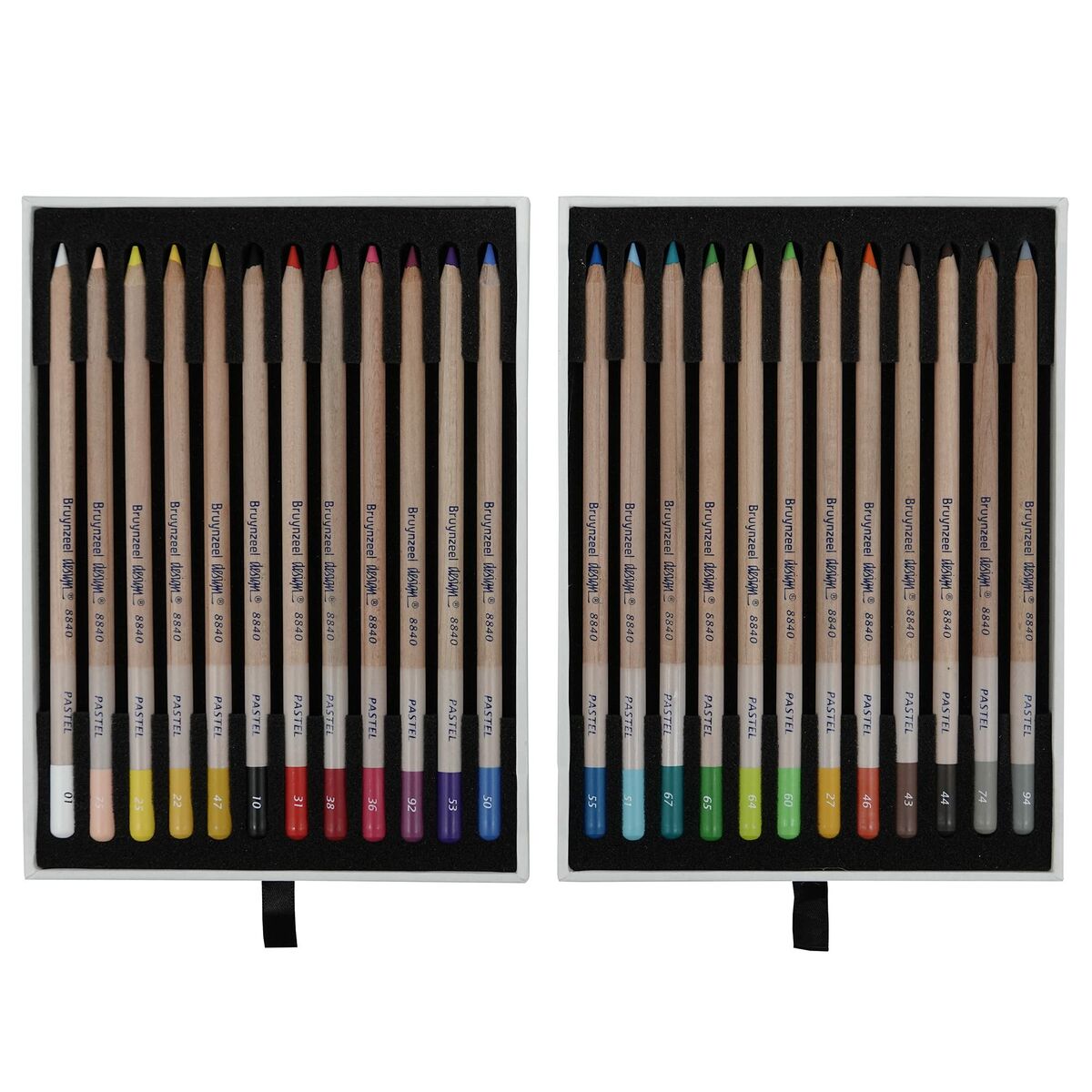 Pastel pencil Bruynzeel Design 24 Pieces Case Multicolour-1
