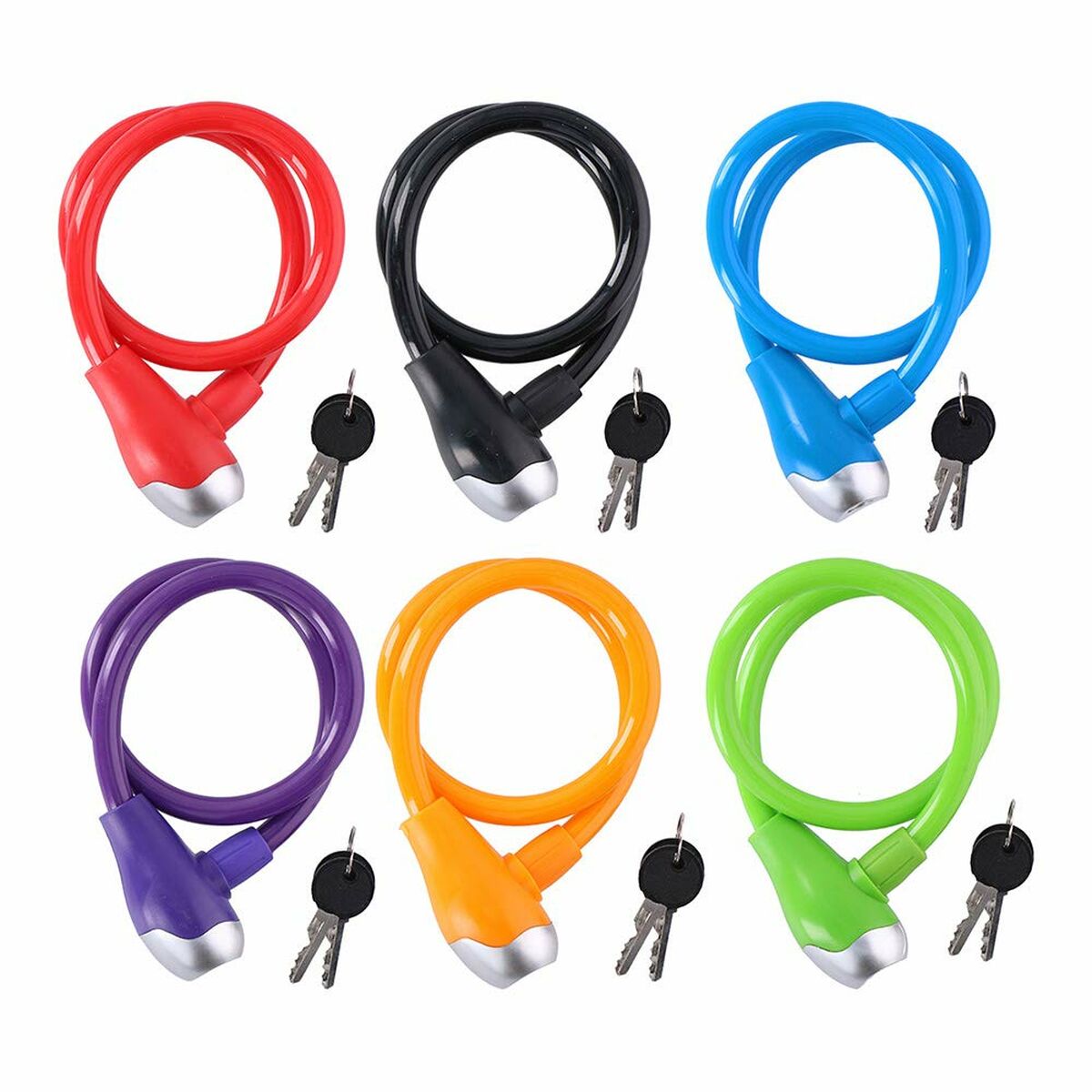 Cable with padlock Dunlop Ø 12 mm 65 cm-2