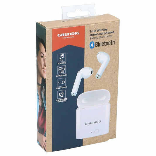 Bluetooth Headphones Grundig earbuds White-1