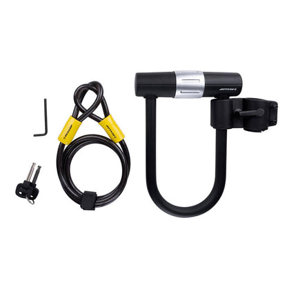 Cable with padlock Dunlop Black-4