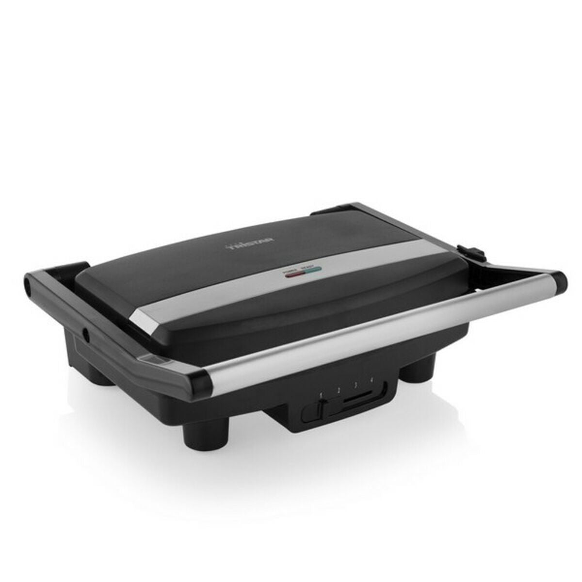 Contact grill Tristar GR-2856 1000W Black Steel 28 x 19 cm-0