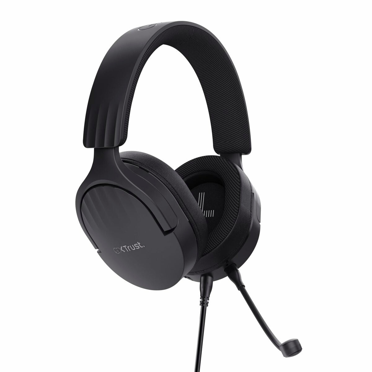 Headphones with Microphone Trust 24898 Black-0
