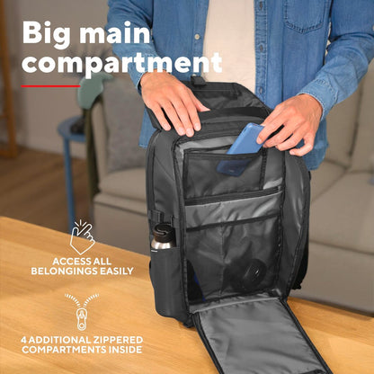 Laptop Backpack Trust 25669 Grey-14