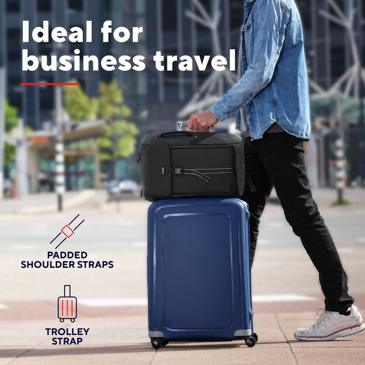 Laptop Backpack Trust 25669 Grey-12