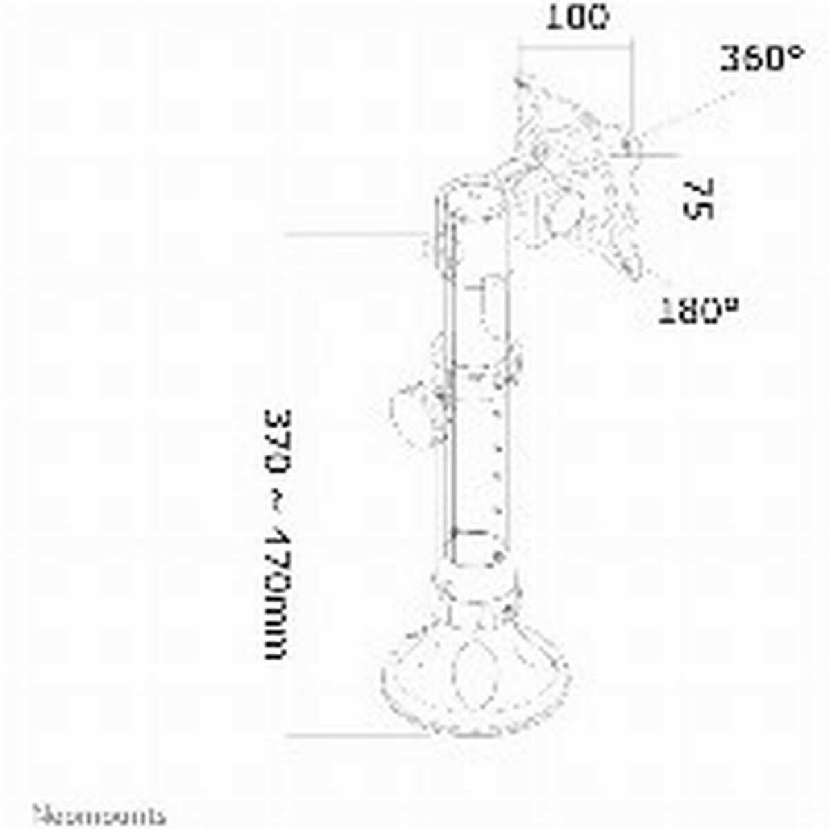 TV Mount Neomounts FPMA-D025BLACK 10" 30" 12 kg-7