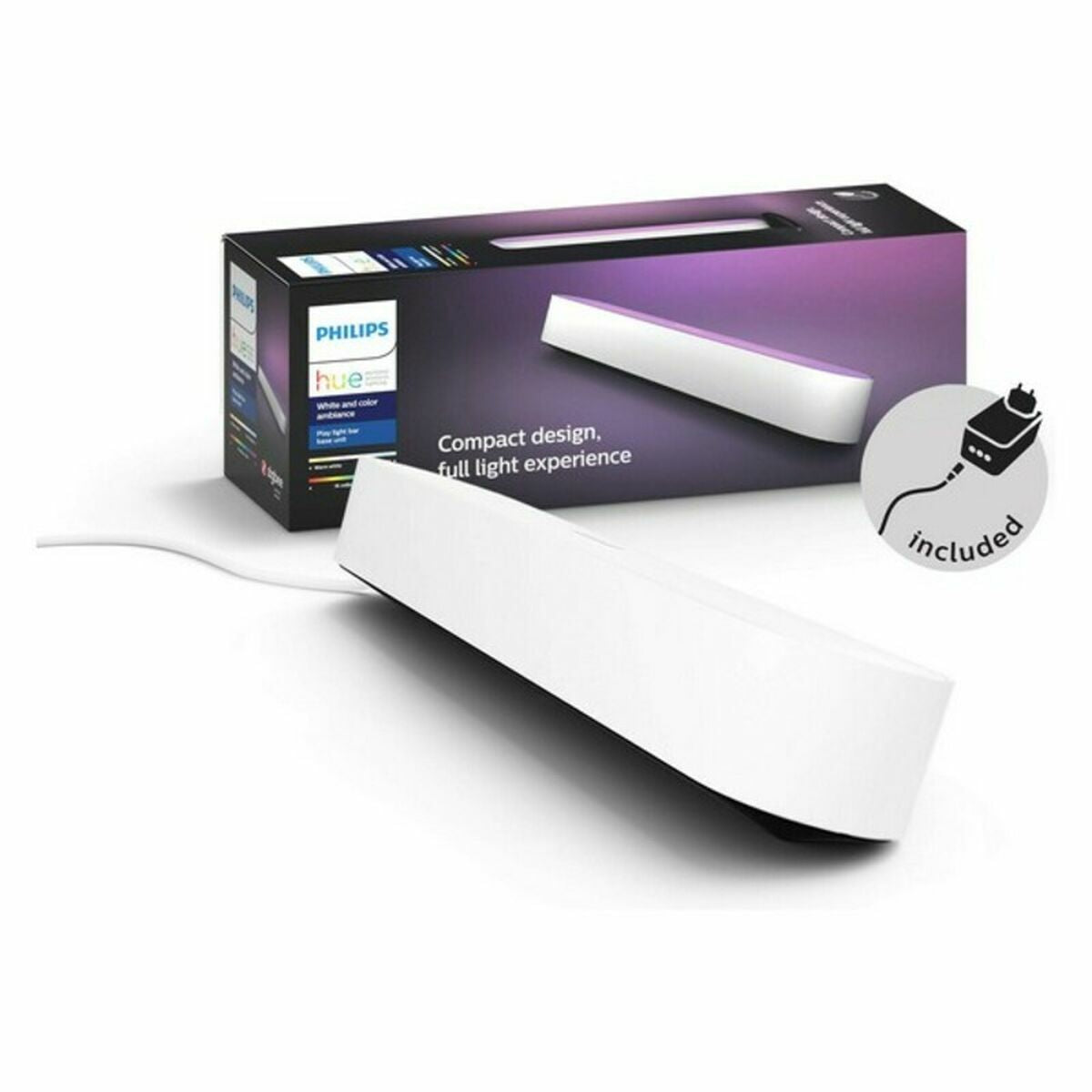 Desk lamp Philips Pack individual barra de luces Play White Synthetic Plastic-0