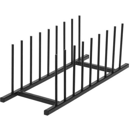 Draining Rack for Kitchen Sink Black Metal (34,5 x 12,5 cm)-0