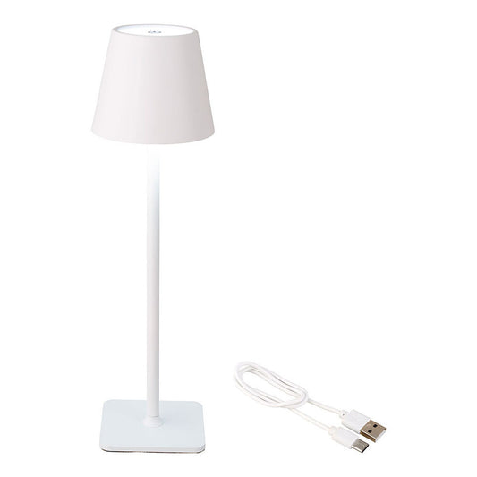 LED Table Lamp Lumineo 894378 White Metal 37 cm Rechargeable-0