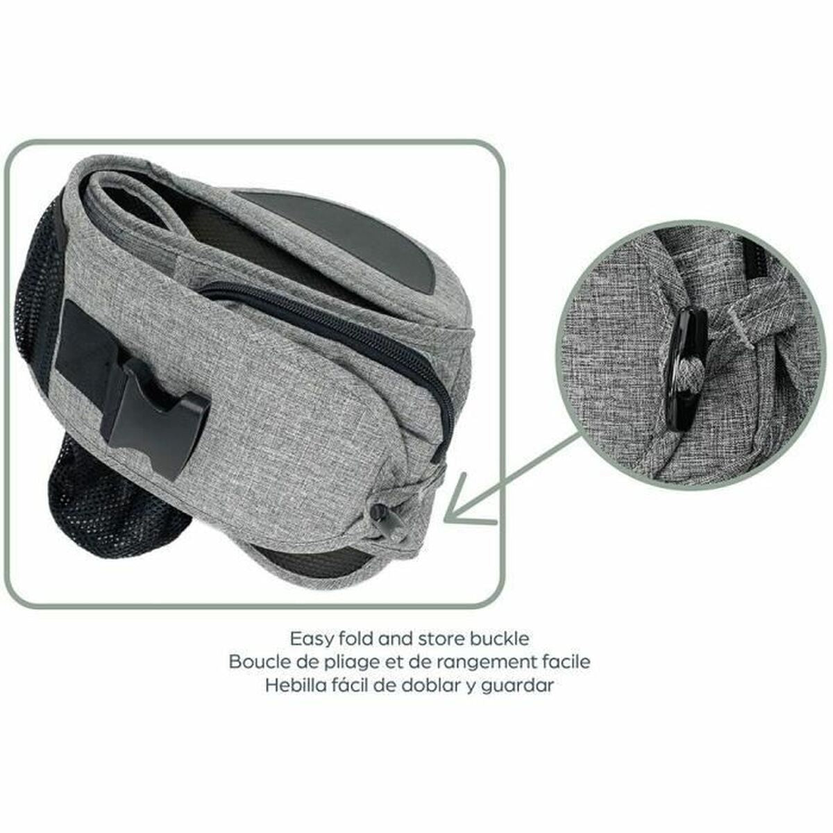 Baby Carrier Backpack Dreambaby Grey + 0 Months-3