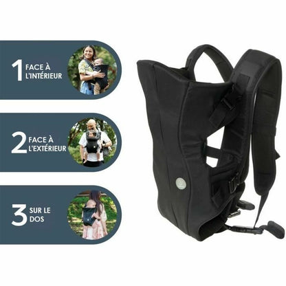 Baby Carrier Backpack Dreambaby Black + 0 Months-5