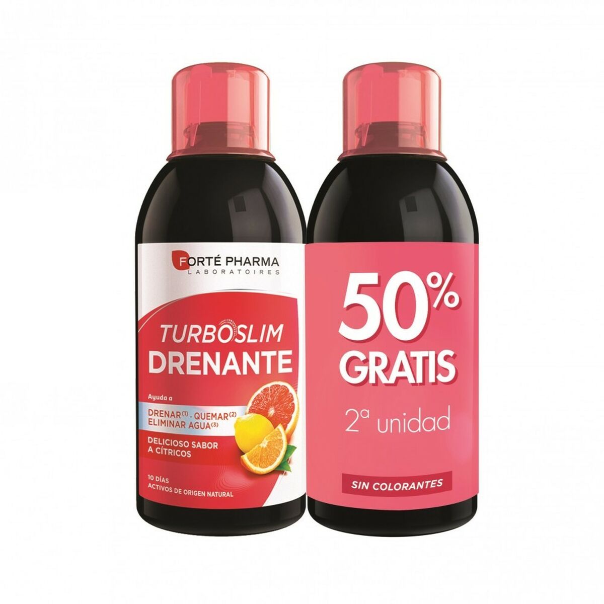 Food Supplement Forté Pharma Slim Drenante 500 ml Citric 2 Units-0