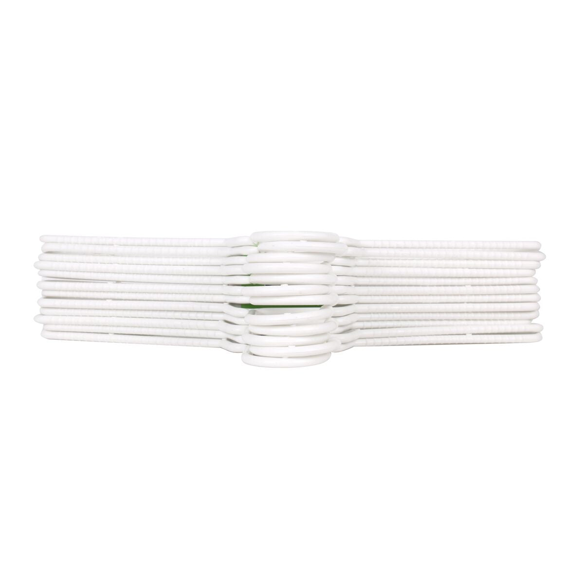 Set of Clothes Hangers Dem White Plastic 12 Pieces 38 x 17,5 cm (8 Units)-1