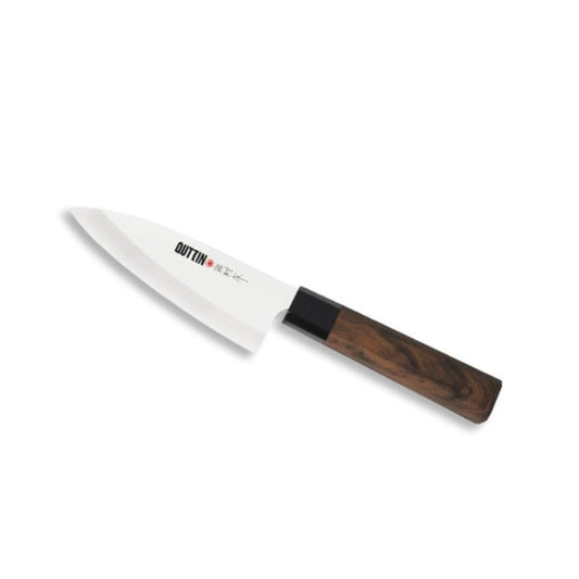 Kitchen Knife Quttin DEBA Takamura Brown Silver 11 cm (12 Units)-1