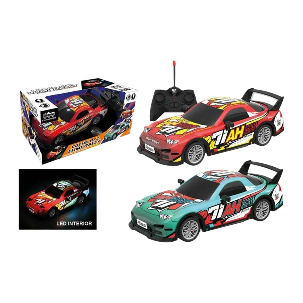 Remote-Controlled Car Red Green 26 x 11 x 7 cm-0