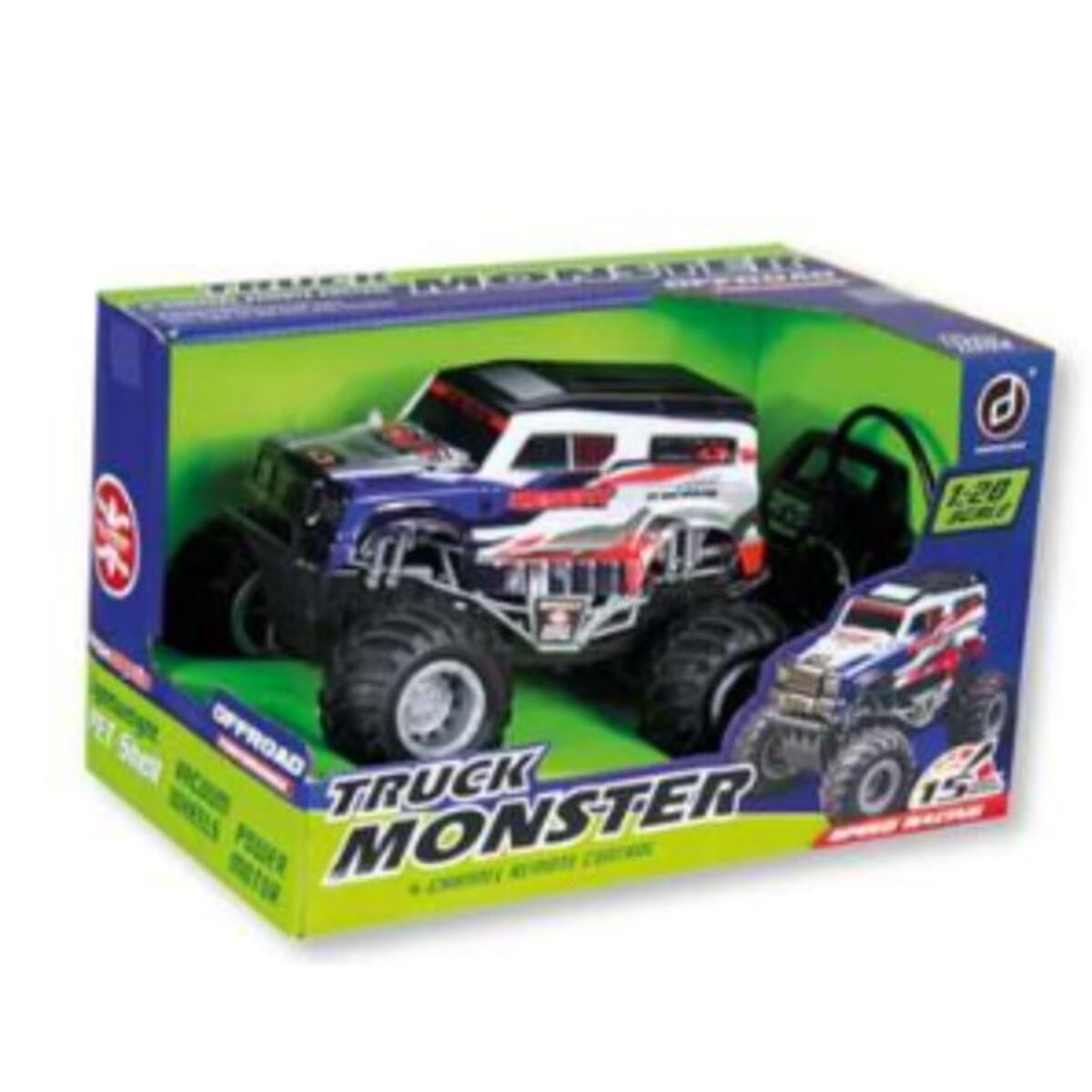 Remote-Controlled Car Monster  1:20 18 x 13 x 13 cm-2