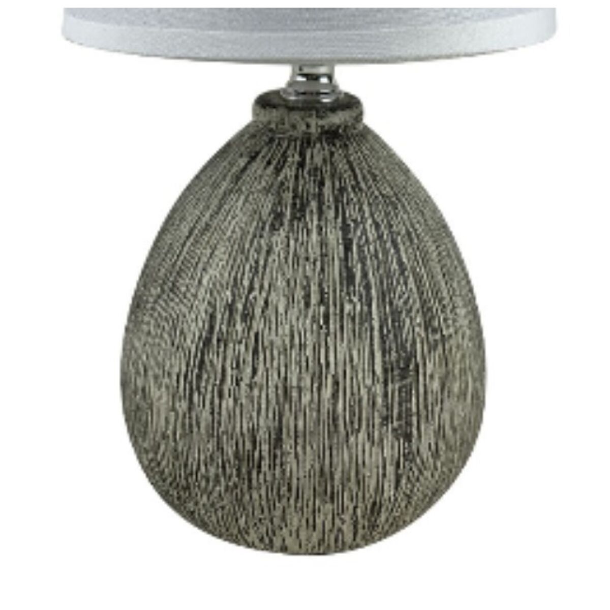 Desk lamp Versa Lua 25 W Grey Ceramic 11 x 28 x 11 cm-1