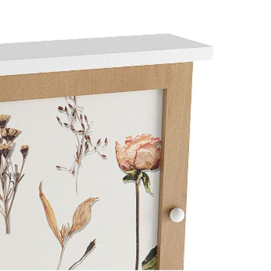 Key cupboard Versa Flowers MDF Wood 6,5 x 26 x 20 cm-1