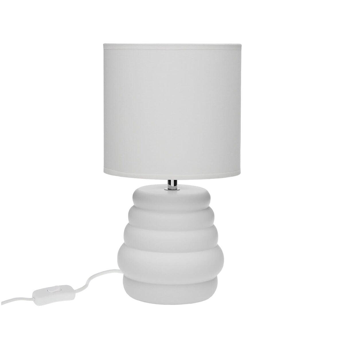 Desk lamp Versa White Ceramic 40 W 17 x 32,2 cm-1
