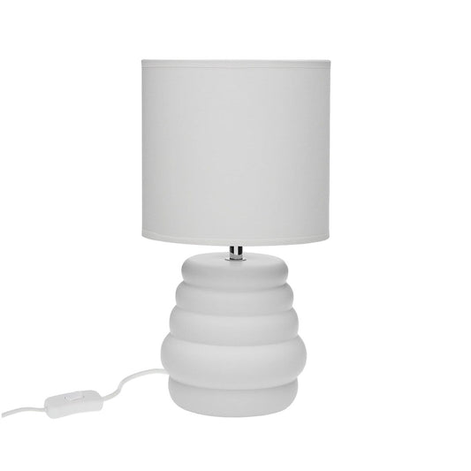 Desk lamp Versa White Ceramic 40 W 17 x 32,2 cm-1