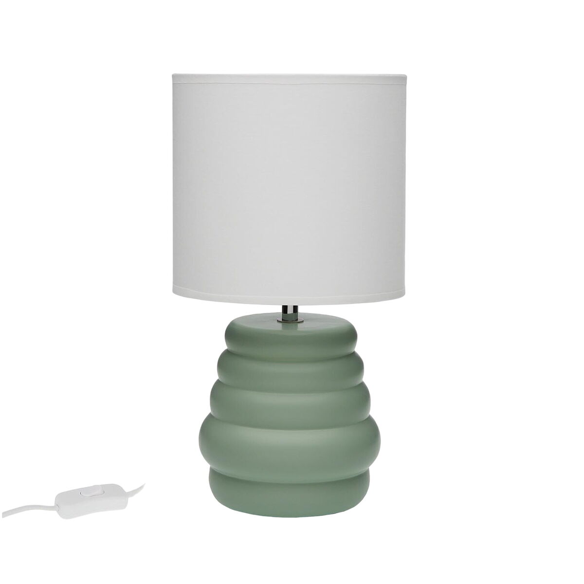 Desk lamp Versa Green Ceramic 40 W 17 x 32,2 cm-1