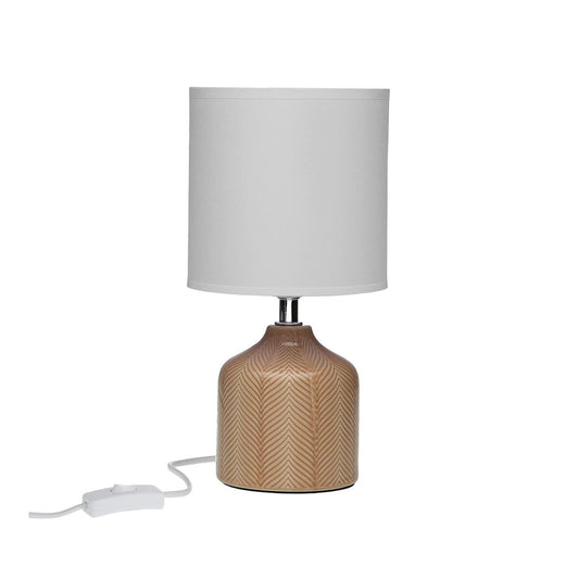 Desk lamp Versa Miracle Beige Ceramic 14 x 28 x 10 cm-1