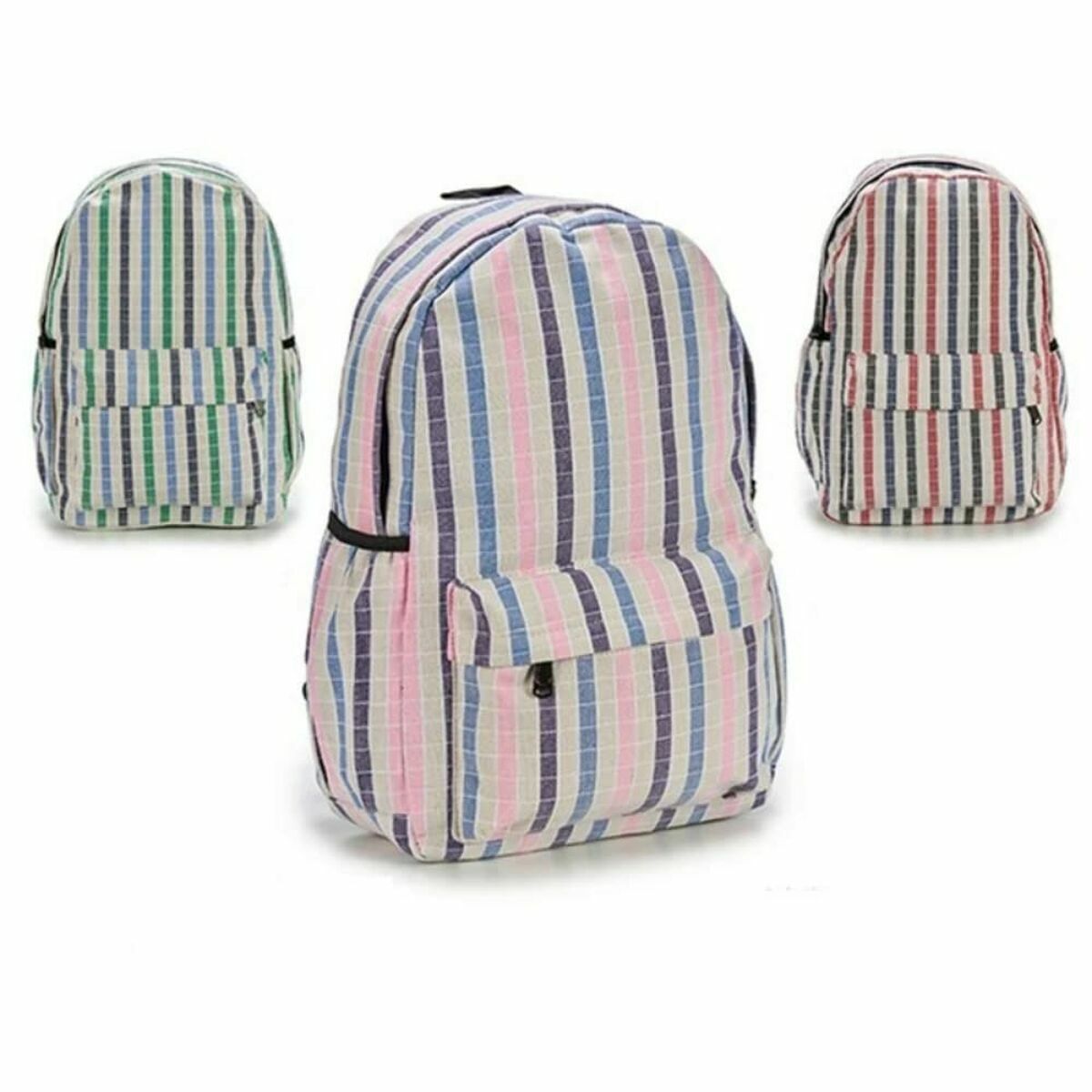School Bag Pincello Multicolour 13 x 45 x 31 cm 31 x 45 x 13 cm Stripes (12 Units)-3