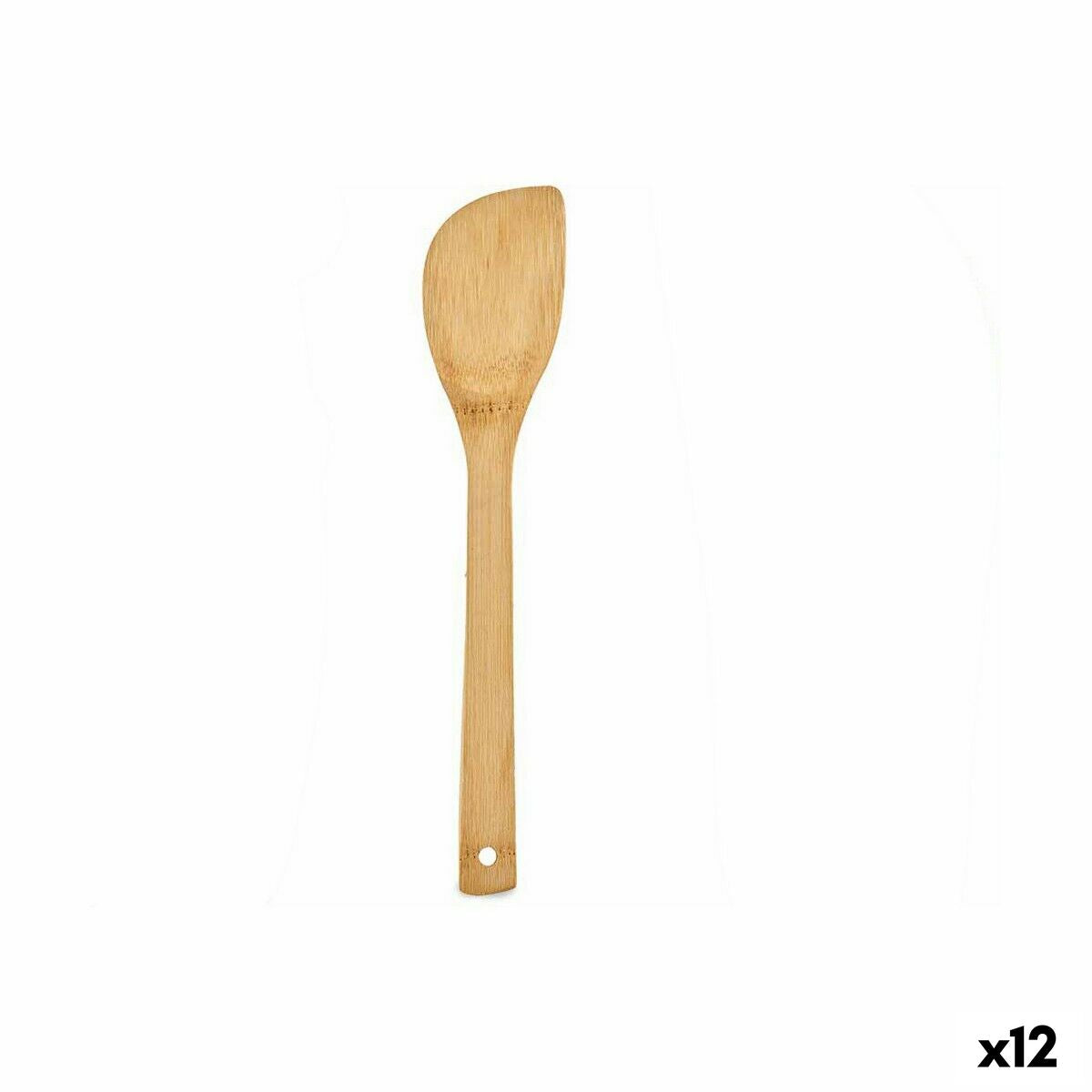 Kitchen Spatula Kinvara Bamboo 0,8 x 30 x 6 cm (12 Units)-0