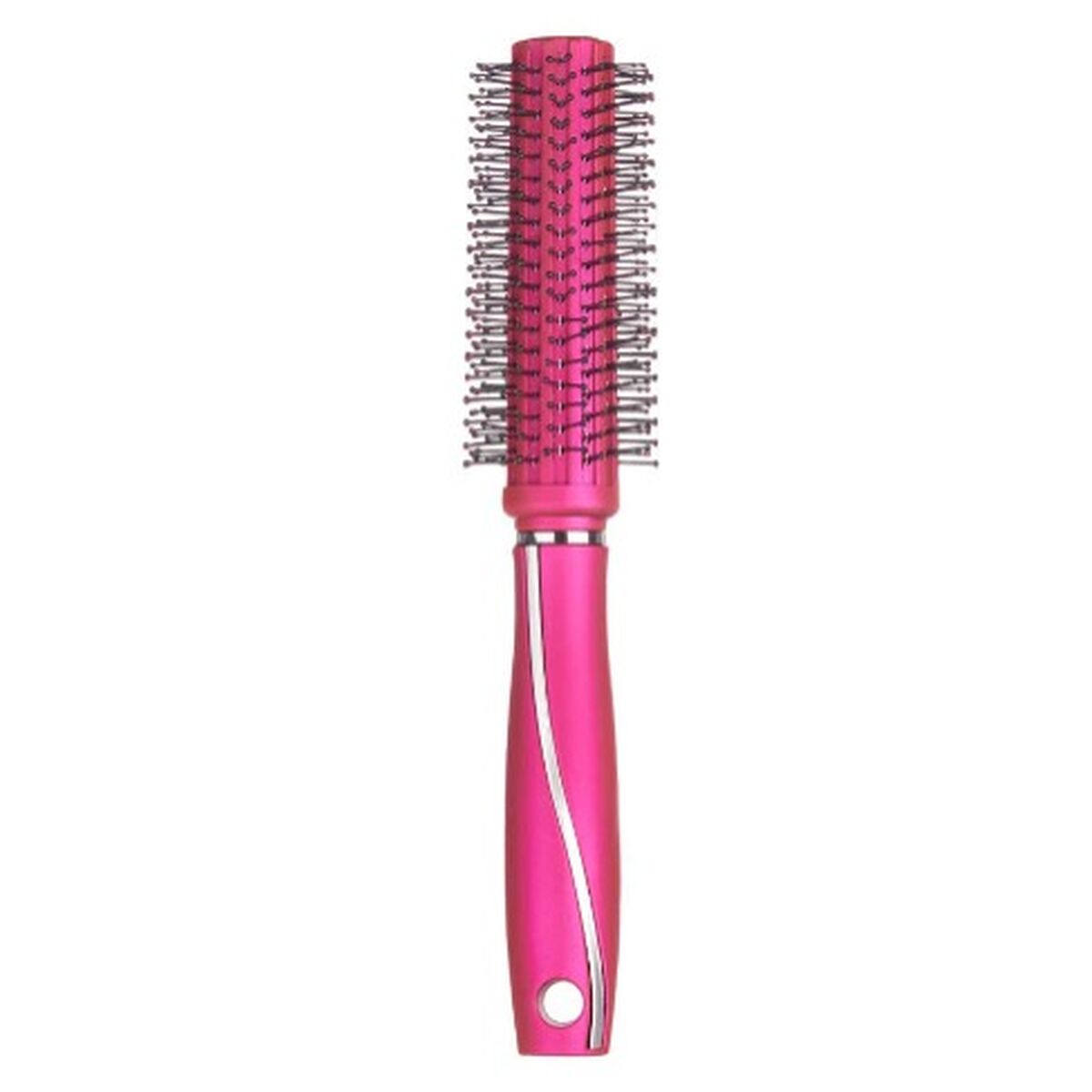 Round Brush Berilo 354 Fuchsia Silicone Plastic (12 Units)-1